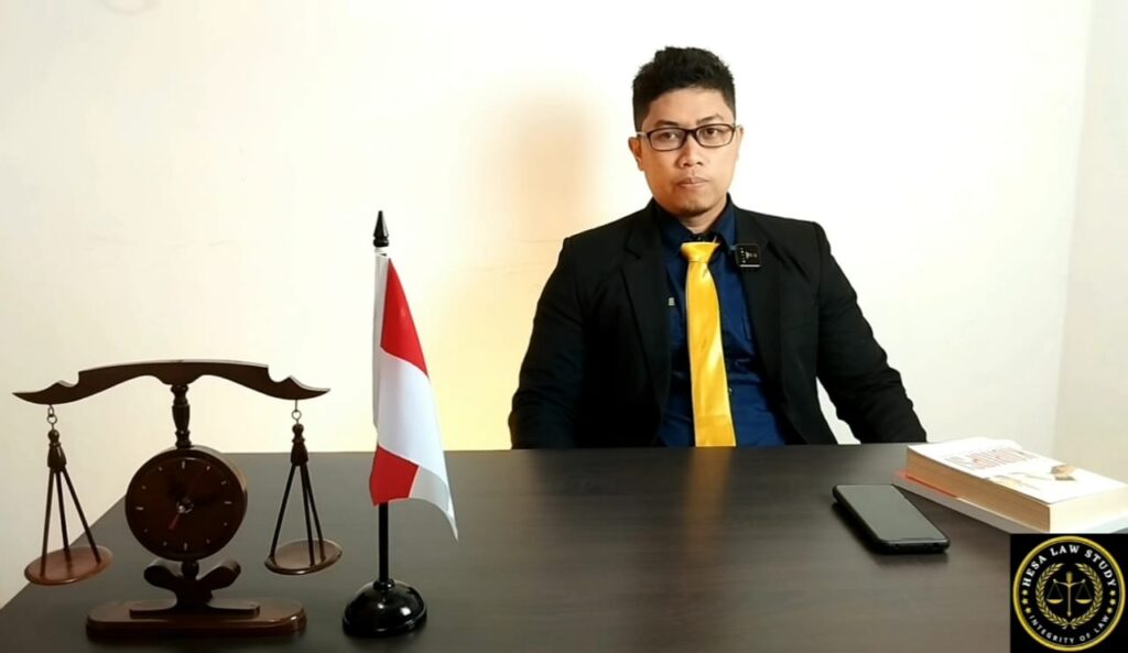 Heriyanto Saputra. Managing Director Hesa Law Firm